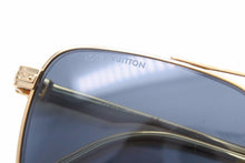 画像をギャラリービューアに読み込む, Louis Vuitton ルイヴィトン サングラス LVアッシュ Z1261E 948 プラスチック メタル ゴールド ブラック 美品 中古 42202