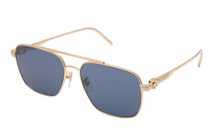 Louis Vuitton ルイヴィトン サングラス LVアッシュ Z1261E 948 プラスチック メタル ゴールド ブラック 美品 中古 42202