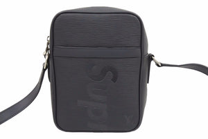LOUIS VUITTON Supreme ルイヴィトン シュプリーム エピ ダヌーブ PM ショルダー バッグ ノワール M53431 中古 42209