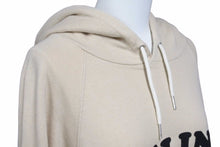 Load image into Gallery viewer, CELINE セリーヌ スウェット プルオーバー パーカー 20SS ロゴ フロッキープリント ラグラン コットン カシミヤ混 美品 中古 42233