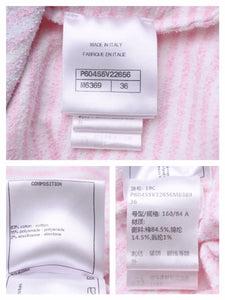 CHANEL シャネル 2019クルーズ La Pausa ココマーク ボーダー 半袖Tシャツ カットソー トップス 美品 中古 42249