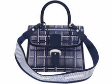 画像をギャラリービューアに読み込む, 新品同様 Delvaux デルボー Brillant ブリヨン MM The Dreamer ドリーマー ネイビー ホワイト クリア PVC ポリウレタン 42257