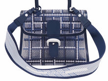 画像をギャラリービューアに読み込む, 新品同様 Delvaux デルボー Brillant ブリヨン MM The Dreamer ドリーマー ネイビー ホワイト クリア PVC ポリウレタン 42257