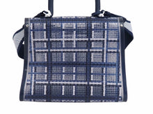画像をギャラリービューアに読み込む, 新品同様 Delvaux デルボー Brillant ブリヨン MM The Dreamer ドリーマー ネイビー ホワイト クリア PVC ポリウレタン 42257