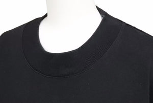 JIL SANDER ジルサンダー 長袖Tシャツ ダブルポケット ビッグ 20SS ブラック ブルー コットン サイズL 美品 中古 42277