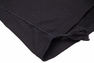 JIL SANDER ジルサンダー 長袖Tシャツ ダブルポケット ビッグ 20SS ブラック ブルー コットン サイズL 美品 中古 42277