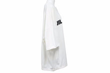 画像をギャラリービューアに読み込む, JIL SANDER ジルサンダー ロゴ Tシャツ 半袖シャツ トップス ホワイト ブラック コットン サイズXXL 良品 中古 42276