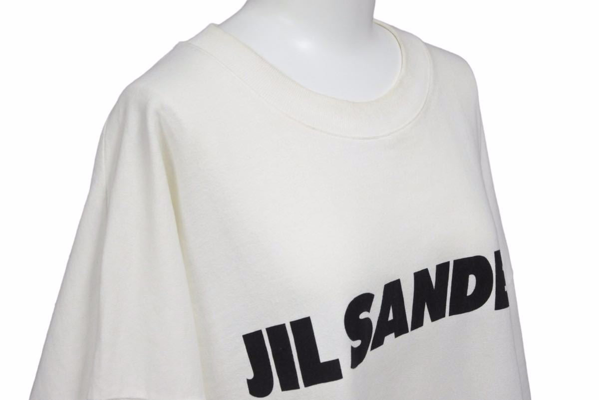 JIL SANDER ジルサンダー ロゴ Tシャツ 半袖シャツ トップス ホワイト ...