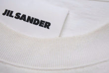 画像をギャラリービューアに読み込む, JIL SANDER ジルサンダー ロゴ Tシャツ 半袖シャツ トップス ホワイト ブラック コットン サイズXXL 良品 中古 42276