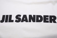 画像をギャラリービューアに読み込む, JIL SANDER ジルサンダー ロゴ Tシャツ 半袖シャツ トップス ホワイト ブラック コットン サイズXXL 良品 中古 42276