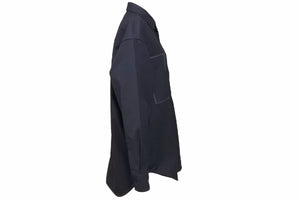 JIL SANDER ジルサンダー 長袖シャツ トップス ブラック グリーン コットン HS JM BM 0008 サイズ39 美品 中古 42278