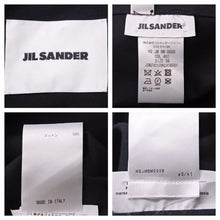 画像をギャラリービューアに読み込む, JIL SANDER ジルサンダー 長袖シャツ トップス ブラック グリーン コットン HS JM BM 0008 サイズ39 美品 中古 42278