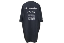 Load image into Gallery viewer, BALENCIAGA バレンシアガ 21AW 黒 ブラック Tシャツ トップス PS5ロゴ 651795 TKVF3 サイズxxs 美品 中古 42285
