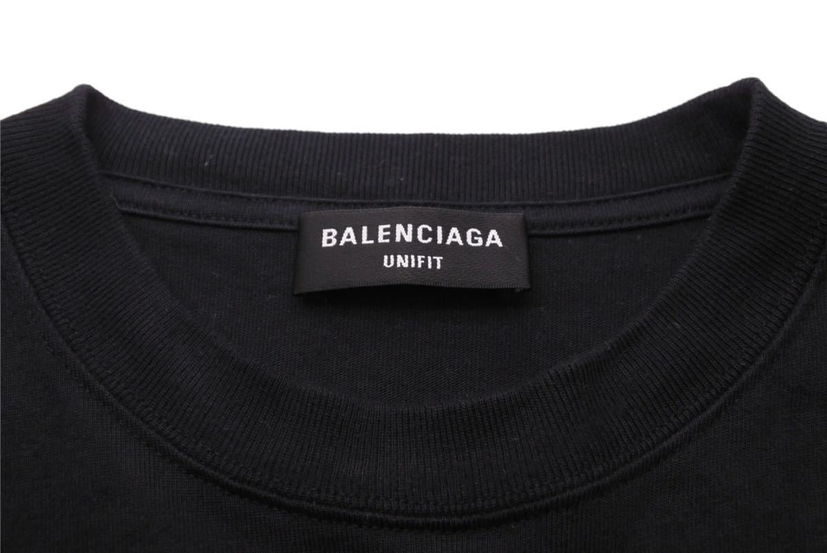 BALENCIAGA バレンシアガ 21AW 黒 ブラック Tシャツ トップス