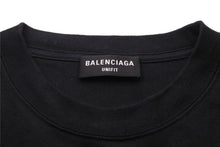 Load image into Gallery viewer, BALENCIAGA バレンシアガ 21AW 黒 ブラック Tシャツ トップス PS5ロゴ 651795 TKVF3 サイズxxs 美品 中古 42285
