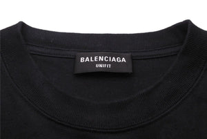 BALENCIAGA バレンシアガ 21AW 黒 ブラック Tシャツ トップス PS5ロゴ 651795 TKVF3 サイズxxs 美品 中古 42285