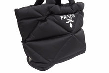 画像をギャラリービューアに読み込む, PRADA プラダ トートバッグ 2VG082 パデッド Re Nylon ナイロン 黒 キルティング バッグ 中古 42291