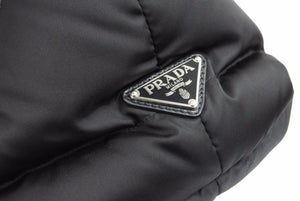 PRADA プラダ トートバッグ 2VG082 パデッド Re Nylon ナイロン 黒 キルティング バッグ 中古 42291