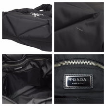 画像をギャラリービューアに読み込む, PRADA プラダ トートバッグ 2VG082 パデッド Re Nylon ナイロン 黒 キルティング バッグ 中古 42291