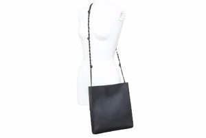 JIL SANDER ジルサンダー ショルダーバッグ クロスボディバッグ ブラック メンズ jsmu853172 TANGLE MEDIUM 中古 42296