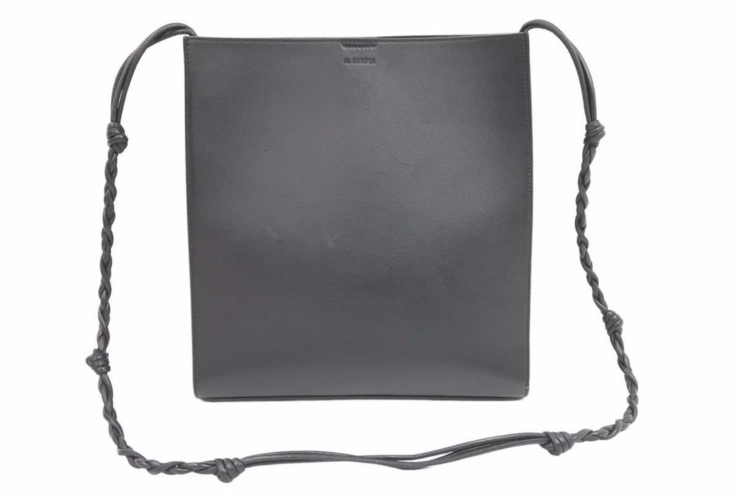 JIL SANDER ジルサンダー ショルダーバッグ クロスボディバッグ ブラック メンズ jsmu853172 TANGLE MEDIUM 中古 42296