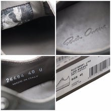 Load image into Gallery viewer, Rick Owens リック オウエンス LPO LOW SNEAKERS MILK 21SS RU21S6891 レザー ラモーンズ グレー サイズ EU40 良品 中古 42298