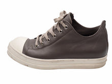 Load image into Gallery viewer, Rick Owens リック オウエンス LPO LOW SNEAKERS MILK 21SS RU21S6891 レザー ラモーンズ グレー サイズ EU40 良品 中古 42298