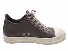 Load image into Gallery viewer, Rick Owens リック オウエンス LPO LOW SNEAKERS MILK 21SS RU21S6891 レザー ラモーンズ グレー サイズ EU40 良品 中古 42298
