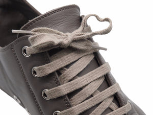Rick Owens リック オウエンス LPO LOW SNEAKERS MILK 21SS RU21S6891 レザー ラモーンズ グレー サイズ EU40 良品 中古 42298
