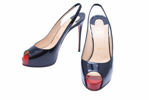 Christian Louboutin クリスチャンルブタン パテントパンプス 1150688 パンテントレザー サイズ37 美品 中古 42317