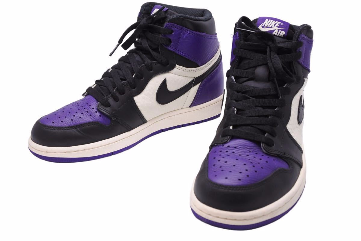 AIR JORDAN 1 HIGH OG COURT PURPLE  新品未使用