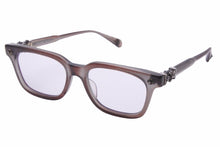 画像をギャラリービューアに読み込む, CHROME HEARTS クロムハーツ メガネ 眼鏡 アイウェア COX UCKER MGR-MGR/SS サイズ52□19-153 グレー 美品 中古 42336