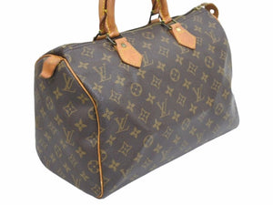 LOUIS VUITTON ルイ ヴィトン スピーディ 30 モノグラム ブラウン M41526 ハンドバッグ ボストン 中古 42354