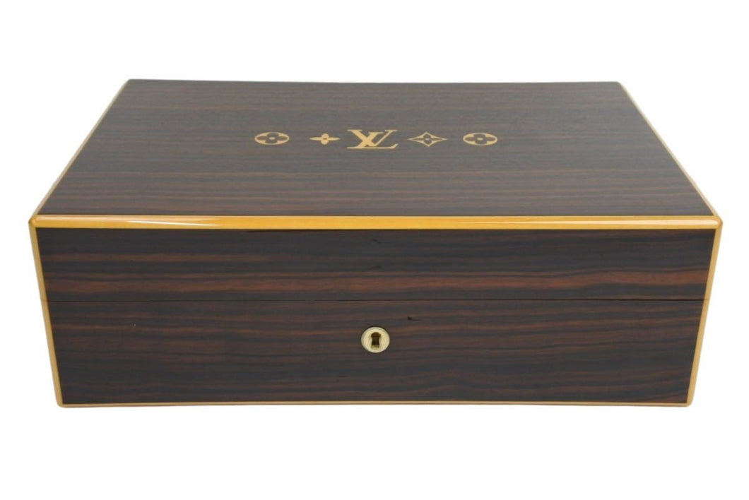 美品 LOUIS VUITTON ルイヴィトン コフレ 75 シガール シガレットケース M58562 葉巻ケース 中古 42372 正規品