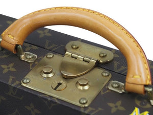 LOUIS VUITTON ルイヴィトン ジュエリーボックス M47120 ボワット ビジュー モノグラム ブラウン トランク 美品 中古 42383