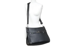 極美品 エルメス HERMES ジプシエール37 □N刻 ブラック シルバー金具 ショルダーバッグ 中古 42391