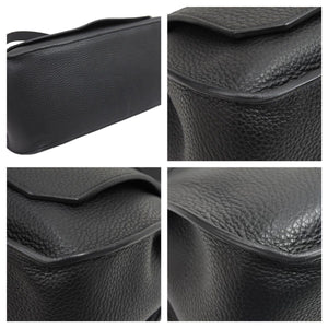 極美品 エルメス HERMES ジプシエール37 □N刻 ブラック シルバー金具 ショルダーバッグ 中古 42391