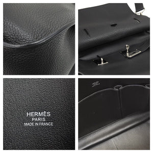 極美品 エルメス HERMES ジプシエール37 □N刻 ブラック シルバー金具 ショルダーバッグ 中古 42391