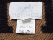 画像をギャラリービューアに読み込む, Hermes エルメス Avalon アヴァロン ウール カシミヤ混 ブランケット ホーム インテリア ラグ 135×170 美品 42435