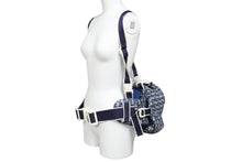Load image into Gallery viewer, Christian Dior クリスチャンディオール ボディバッグ DUT44854 ナイロン ブルー ホワイト 良品 中古 42441