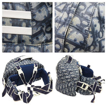 Load image into Gallery viewer, Christian Dior クリスチャンディオール ボディバッグ DUT44854 ナイロン ブルー ホワイト 良品 中古 42441