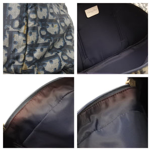 Christian Dior クリスチャンディオール ボディバッグ DUT44854 ナイロン ブルー ホワイト 良品 中古 42441