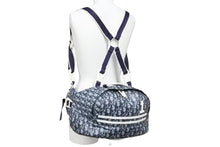 Load image into Gallery viewer, Christian Dior クリスチャンディオール ボディバッグ DUT44854 ナイロン ブルー ホワイト 良品 中古 42441