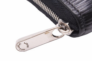 LOUIS VUITTON ルイ・ヴィトン ジッピー コインパース ブラック エピレザー ロゴ ウォレット M60152 中古 42452