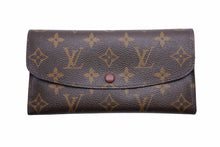 Load image into Gallery viewer, LOUIS VUITTON ルイ・ヴィトン ポルトフォイユ・エミリー 長財布 M60679 ウォレット ブラウン モノグラム 美品 中古 42458