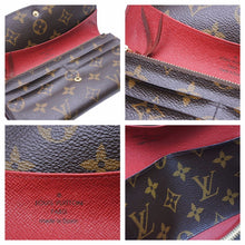 Load image into Gallery viewer, LOUIS VUITTON ルイ・ヴィトン ポルトフォイユ・エミリー 長財布 M60679 ウォレット ブラウン モノグラム 美品 中古 42458