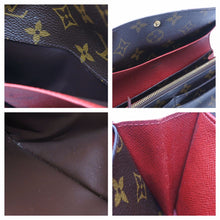 Load image into Gallery viewer, LOUIS VUITTON ルイ・ヴィトン ポルトフォイユ・エミリー 長財布 M60679 ウォレット ブラウン モノグラム 美品 中古 42458