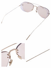 Load image into Gallery viewer, Dior Homme ディオールオム メガネ サングラス メンズクロマ ティアドロップ型 VBU06BKSAL ステンレス ゴールド美品 中古 42464