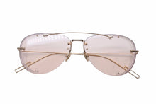 Load image into Gallery viewer, Dior Homme ディオールオム メガネ サングラス メンズクロマ ティアドロップ型 VBU06BKSAL ステンレス ゴールド美品 中古 42464