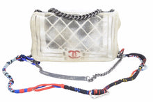 Load image into Gallery viewer, 名作 CHANEL シャネル マトラッセ チェーン ショルダーバッグ アクト2 キャンバス グレー 19番台 ペンキ 美品 中古 42492